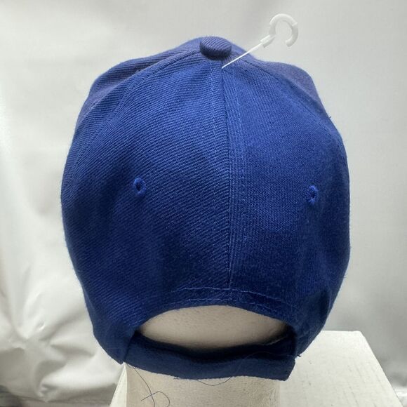 Choppers Flames Blue Hat Cap Biker Motorcycle Adjustable Strap Logo Embroidered - Picture 3 of 7